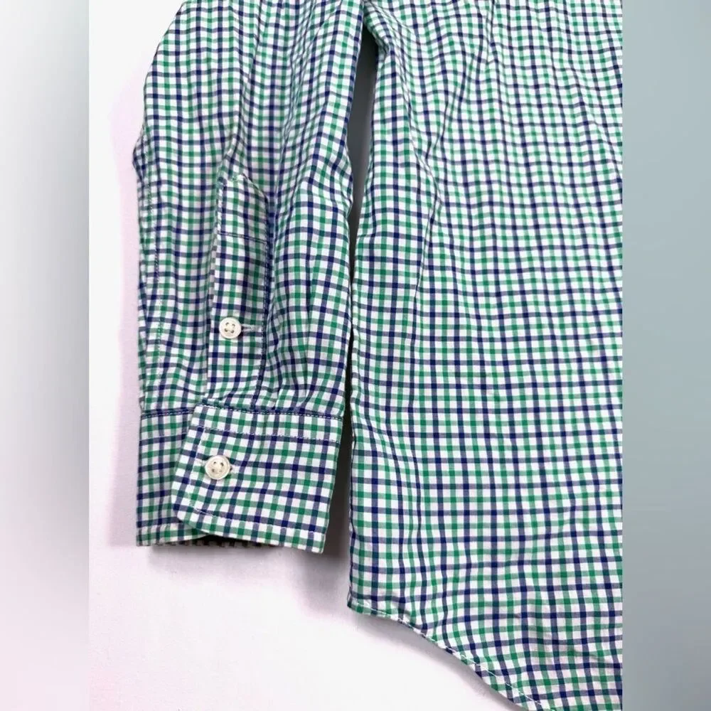 RALPH LAUREN Boys Check Plaid Button‎ Down Shirt 7 Classic Preppy Casual